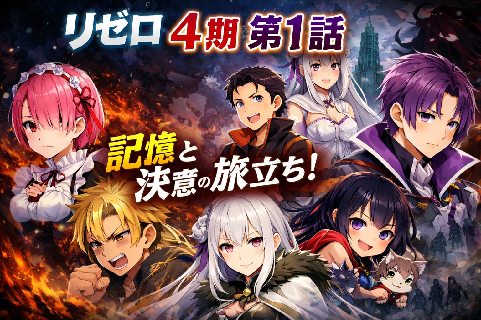 リゼロ 4期 第1話の感想考察
